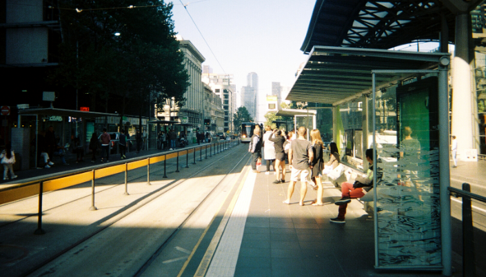 airport bus stops