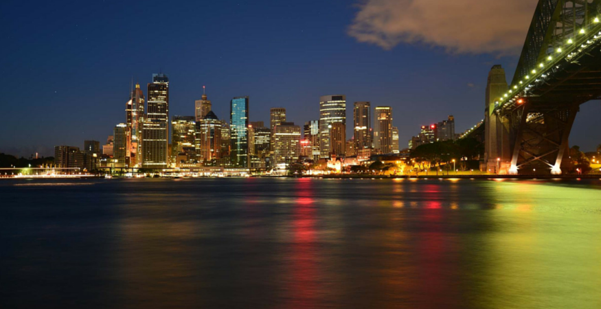 australia at night australia at night