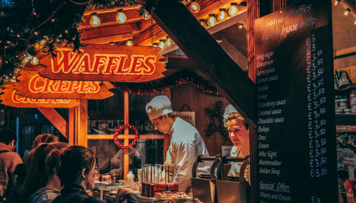 Christmas market in the UK