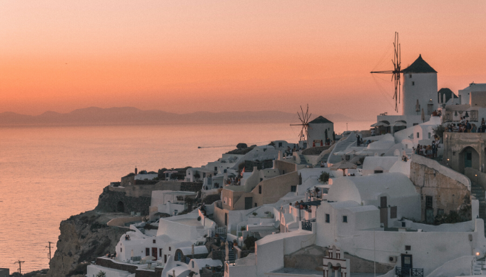 Greece sunset