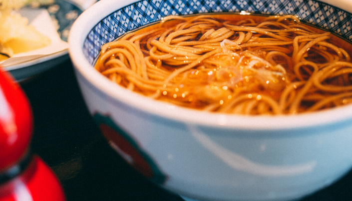 Japanese noodles soba