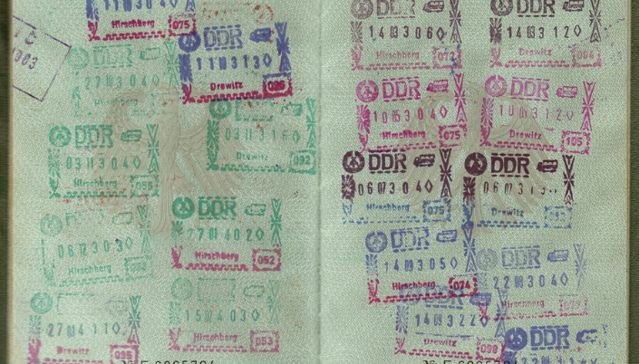 Passport stamps