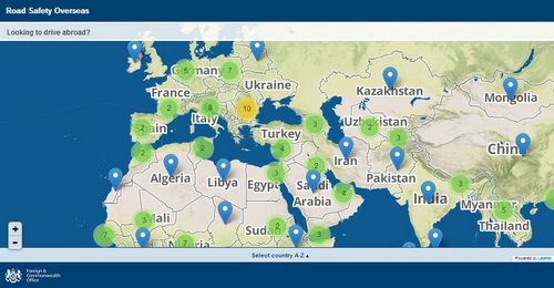 FCO road safety map