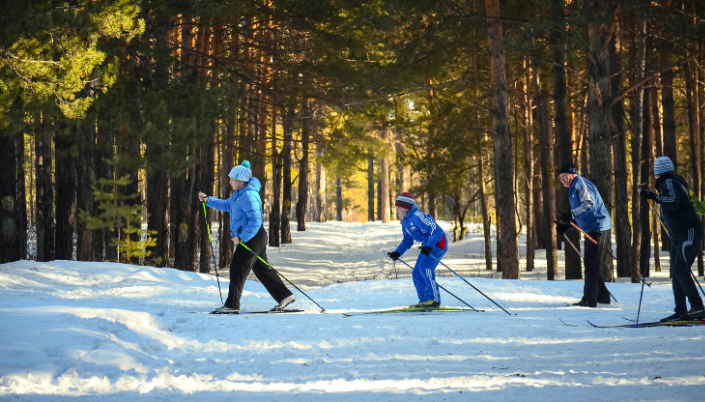 Skiing travel